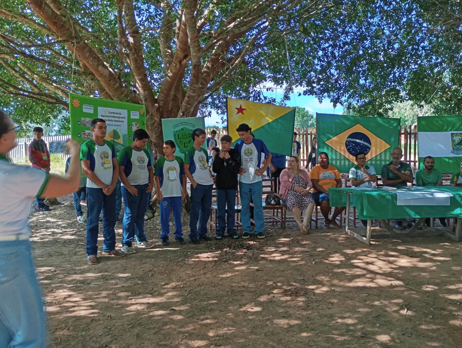 133f50d0-d403-4b23-bb79-5752fa24c67b Escola Estadual Rural de Ensino Fundamental e Médio Professor Luiz Gonzaga da Rocha sedia a VI Conferência Nacional Infanto-juvenil pelo Meio Ambiente